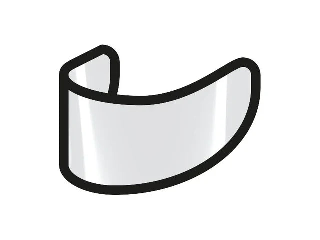 MT STREET V-15 CLEAR VISOR