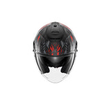 SHARK Rs Jet Carbon Shaytan Anthracite Negro Mate Rojo Casco