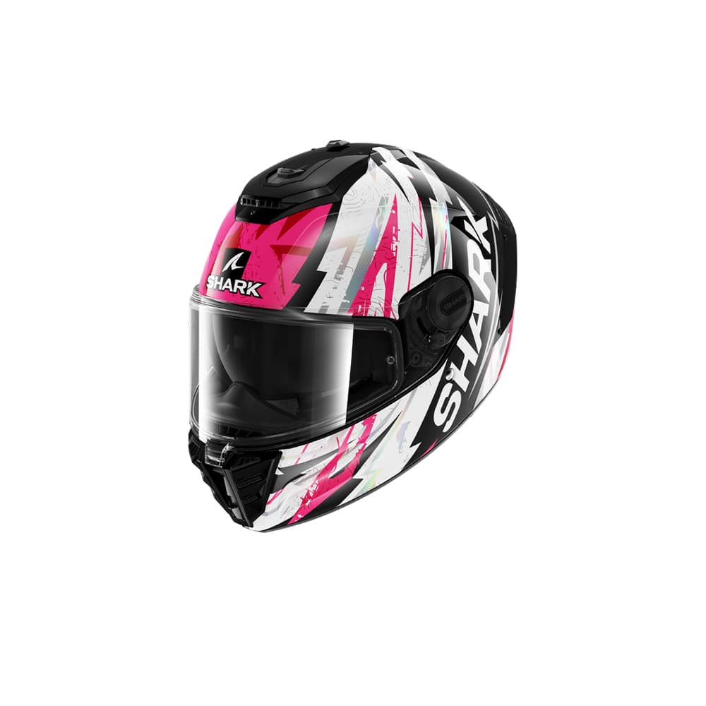 SHARK CASCO INTEGRAL SPARTAN RS HIBOLT Negro Violeta Cromado