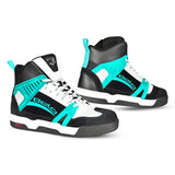 BELA Rover Lady Urban Motorcycle Boots Black White Turquoise