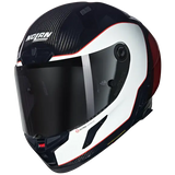 NOLAN X-804 RS ULTRA CARBON ASSO DI PICCHE 343 Full Face Helmet Bianco Rosso