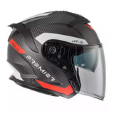 PREMIER JT5 CARBON MA 2 BM MOTORCYCLE OPEN FACE HELMET
