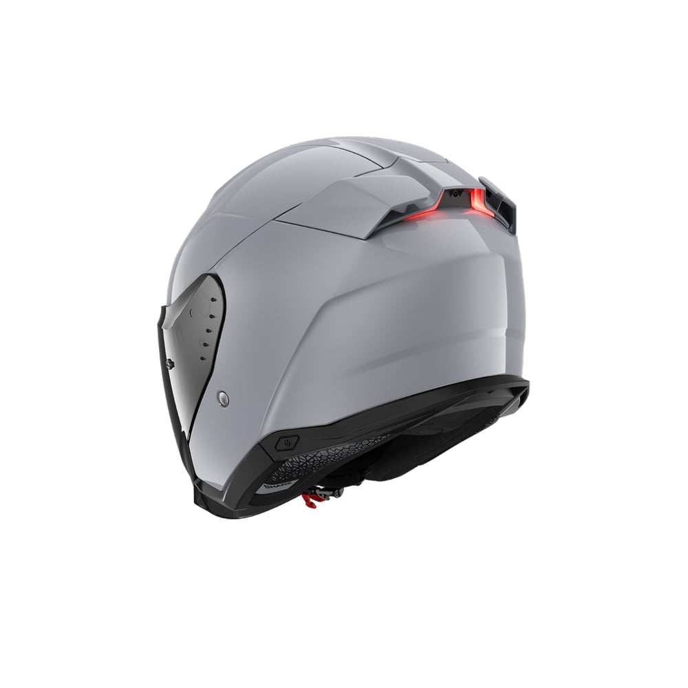 Shark Skwal I3 Dark Shadow Urban Touring jet Casco  plata