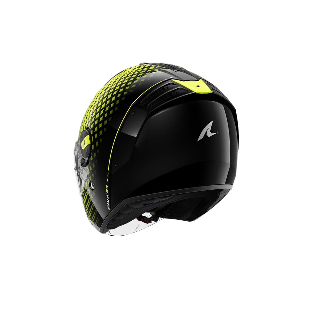 SHARK RS Jet Stride Negro Amarillo Plata