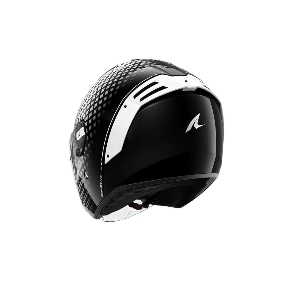 SHARK Rs Jet Stride Negro Blanco Casco