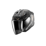 SHARK SKWAL i3 JET Hellcat Casco negro mate cromado antracita
