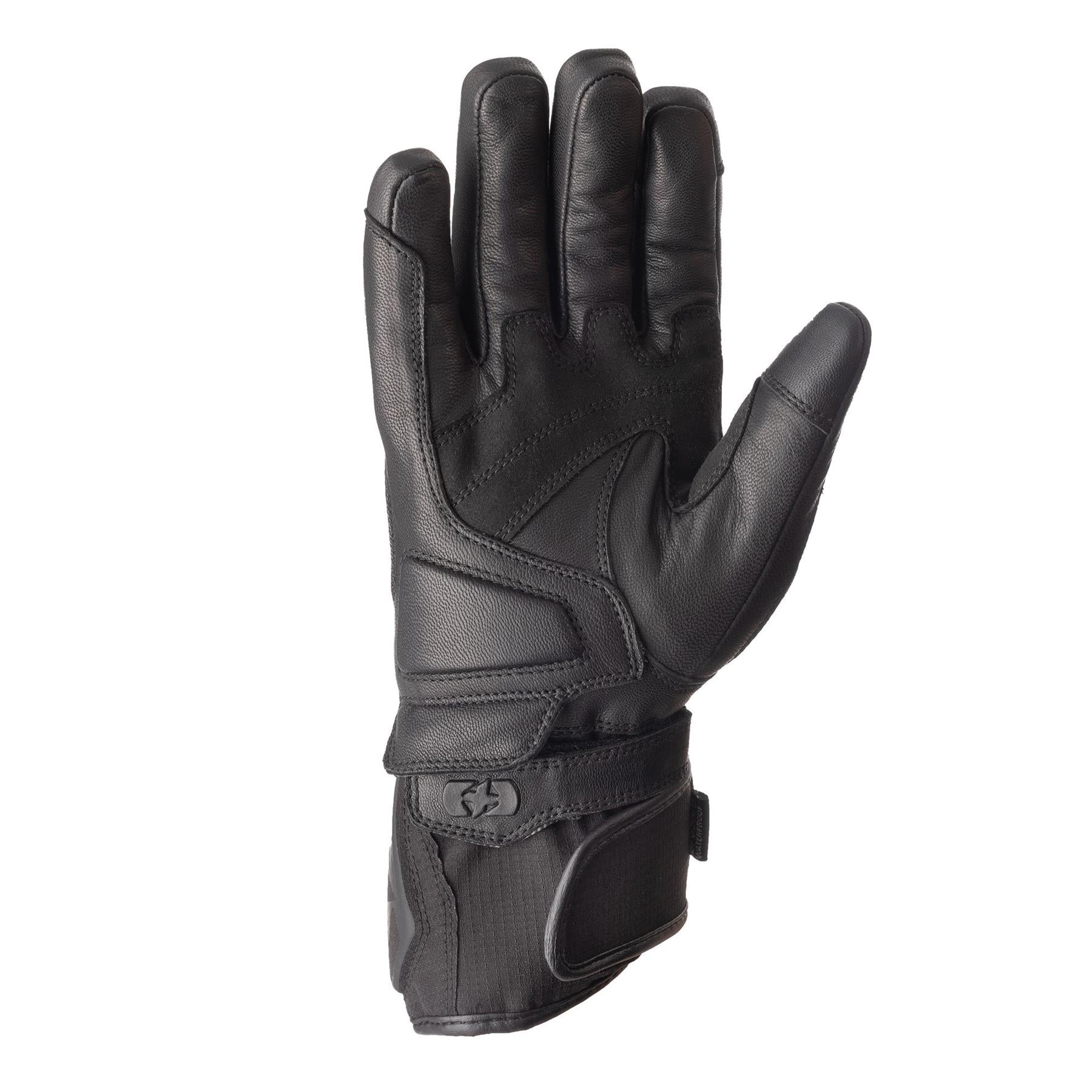 Oxford Vancouver 2.0 Dry2Dry Waterproof Men’s Motorcycle Glove Charcoal Yellow