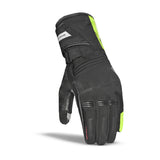 BELA Iglo Motorcycle Leather Gloves Black Yellow Flou 