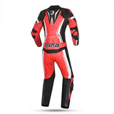 BELA Rocket Lady 2 PC Motorcycle Racing Suit Red Black White 