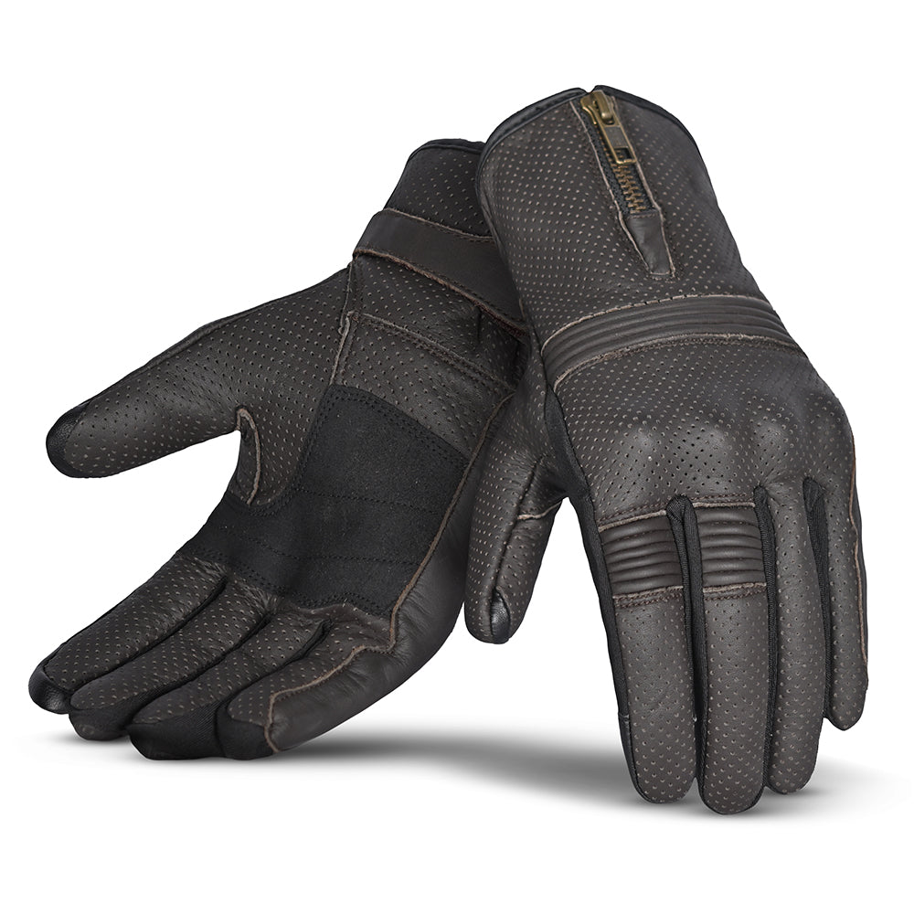 bela apolo lady motorbike glove brown
