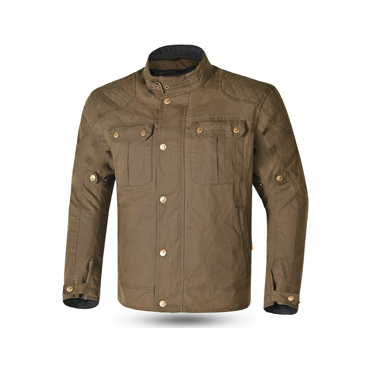 bela clutch wax urban outfitters jacket olive front view