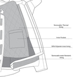 infographic sketch bela crossroad extreme wr the winter jacket ice-gray and black internal view