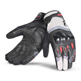 bela daring winter racing gloves black grey red