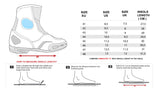 bela faster 2.0 racing black boot size chart