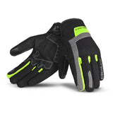 bela galaxy winter gloves motorcycle men black yellow flou