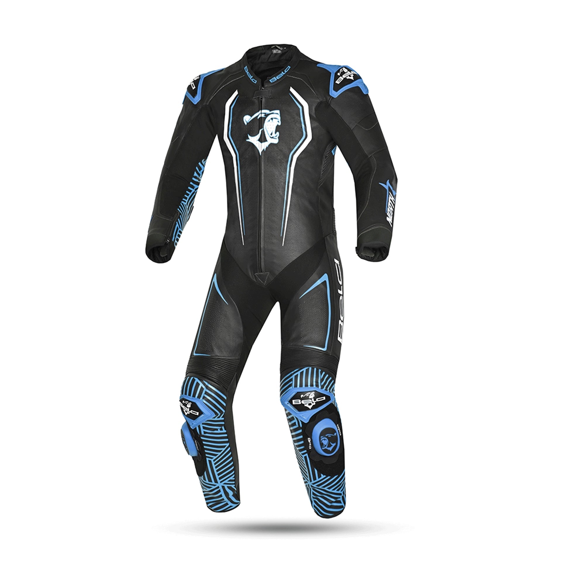 BELA North Star 1-PC Motorcycle racing Suits Black/Blue