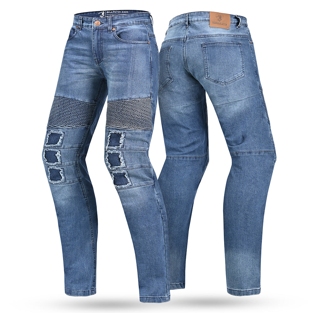BELA Piston Short Leg 34L - Denim Jeans - Blue 