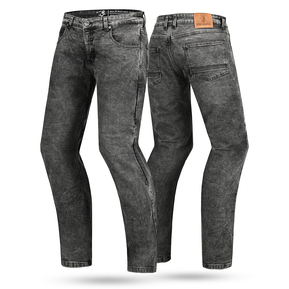 Bela rio full body motorcycle jeans front back
