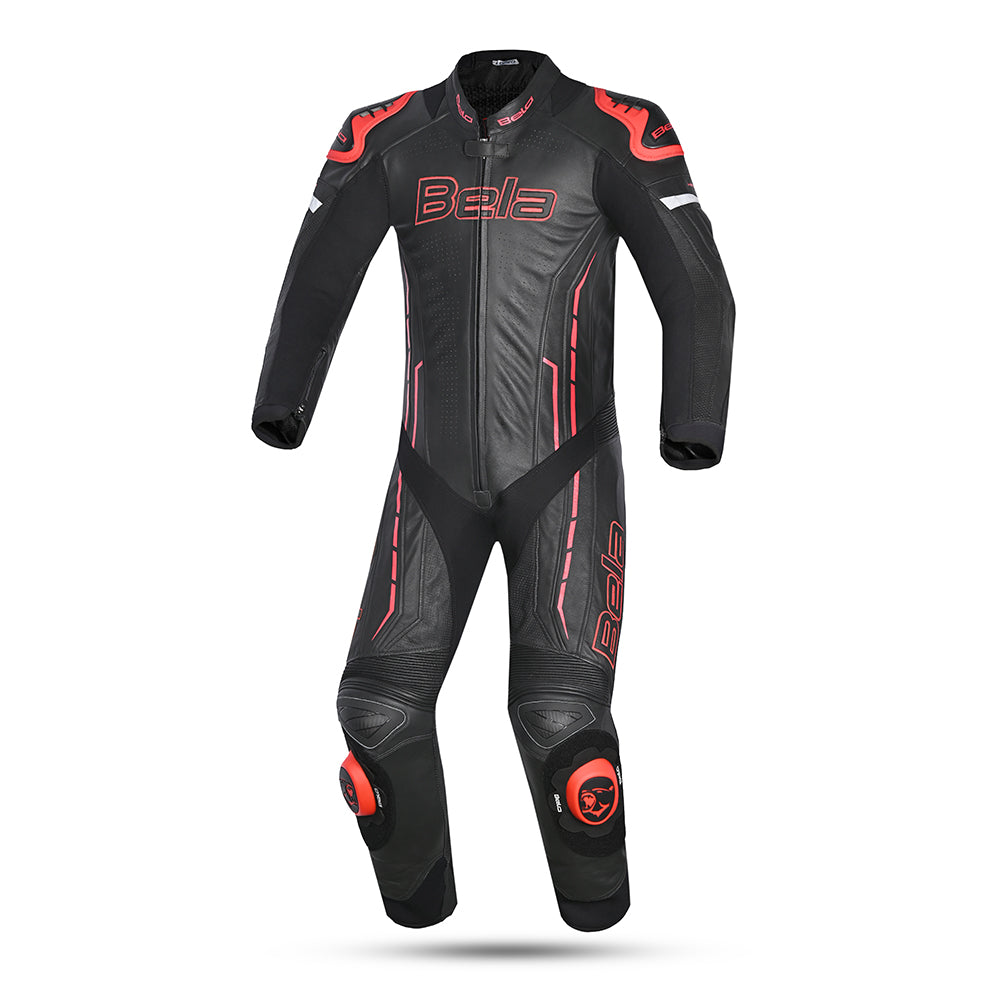 bela rocket man mix kangaroo 1 pc motorbike racing suit black red