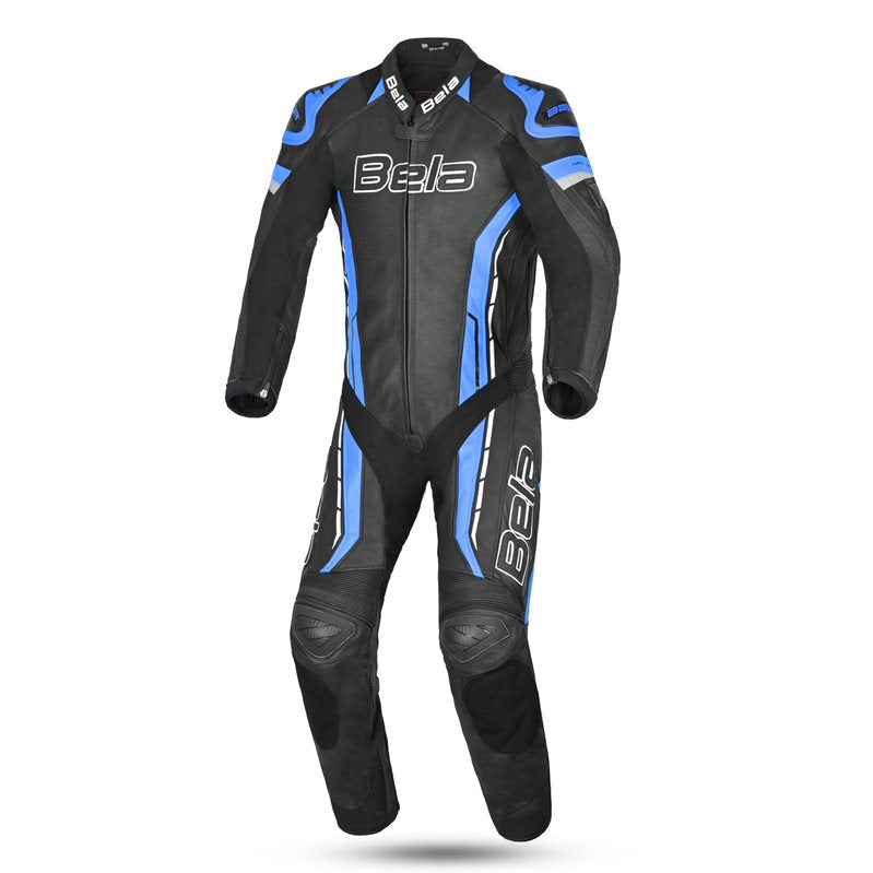 bela rocket man mix kangaroo 1 pc motorcycle racing suit black blue