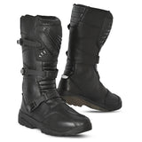 bela senior motorcycle touring black boot whole view, mens black moto boots