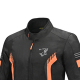 Bela Bradley  Motorcycle Textile Jacket Black Orange