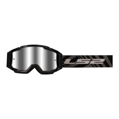 Ls2 Charger Goggle Black With Silver Visor 