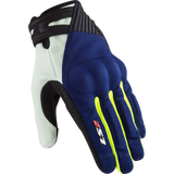 Ls2 Dart 2 Man Gloves Blue H-V Yellow 