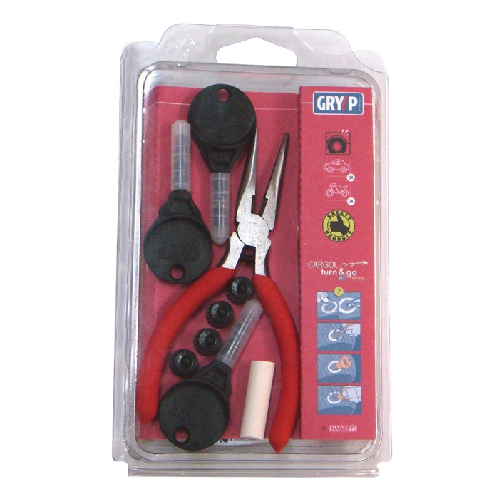 GRYPP Cargol Turn & Go Top Up Motorcycle Tyre Repair Kit