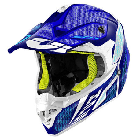 GIVI 60.1 INVERT MOTOCROSS HELMET BLUE-BR/WHITE