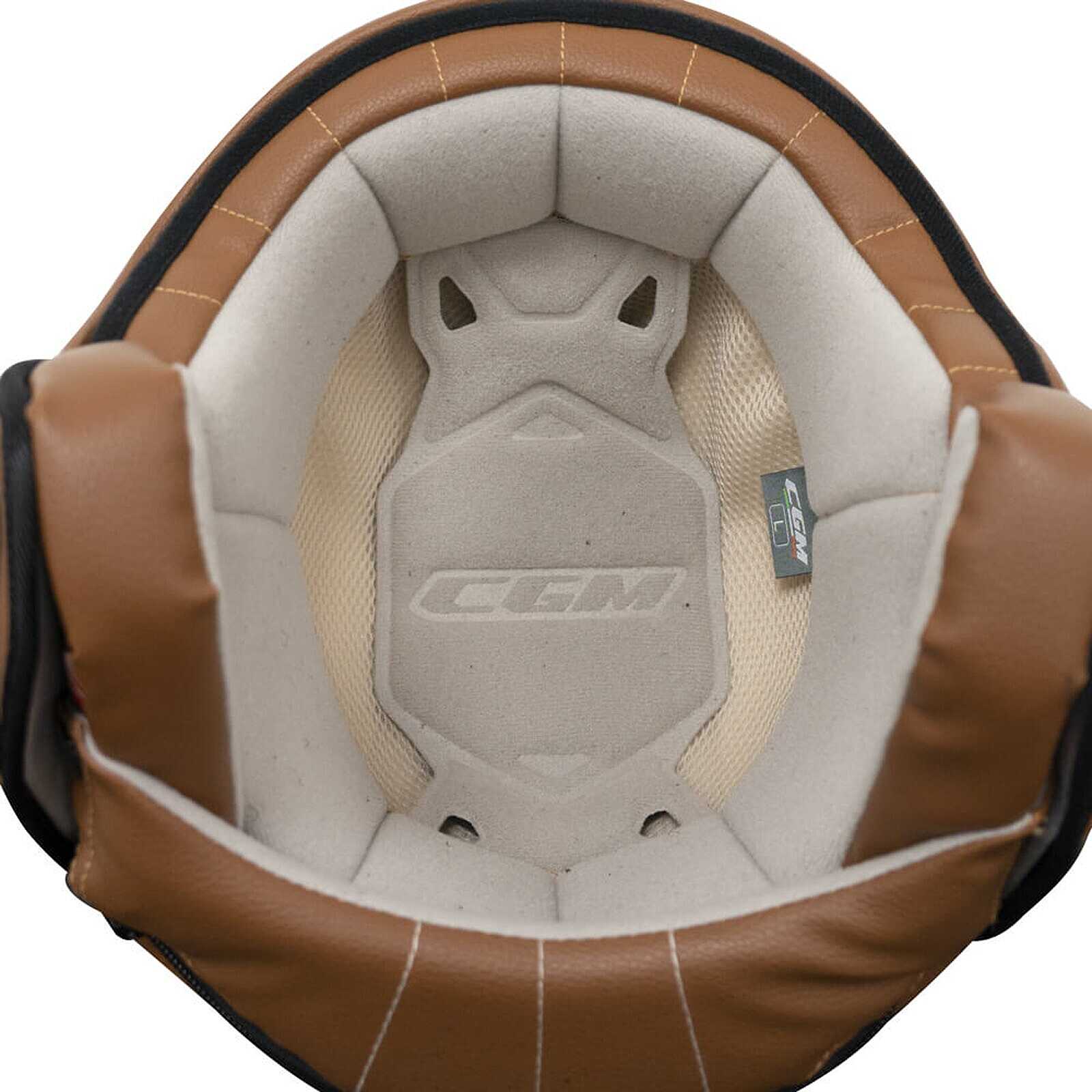 CGM 191V Pix Vintage Jet Motorcycle Helmet – Satin Blue/Silver Shaped