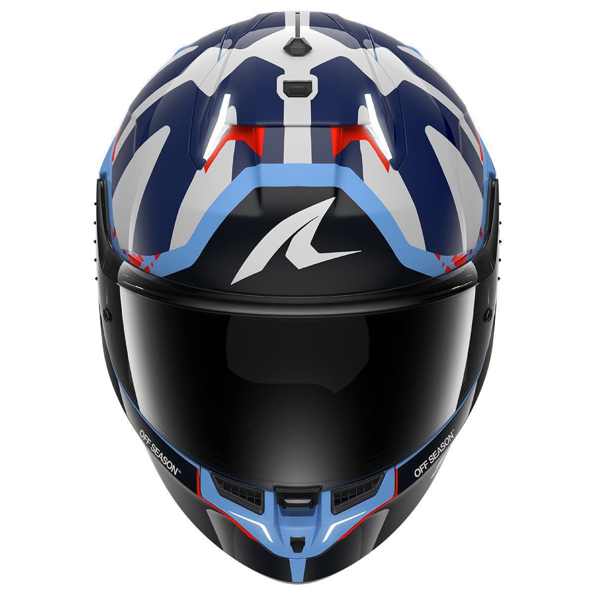 SHARK SKWAL i3 REPLICA RAUL FERNANDEZ MOTORCYCLE HELMET BLUE WHITE