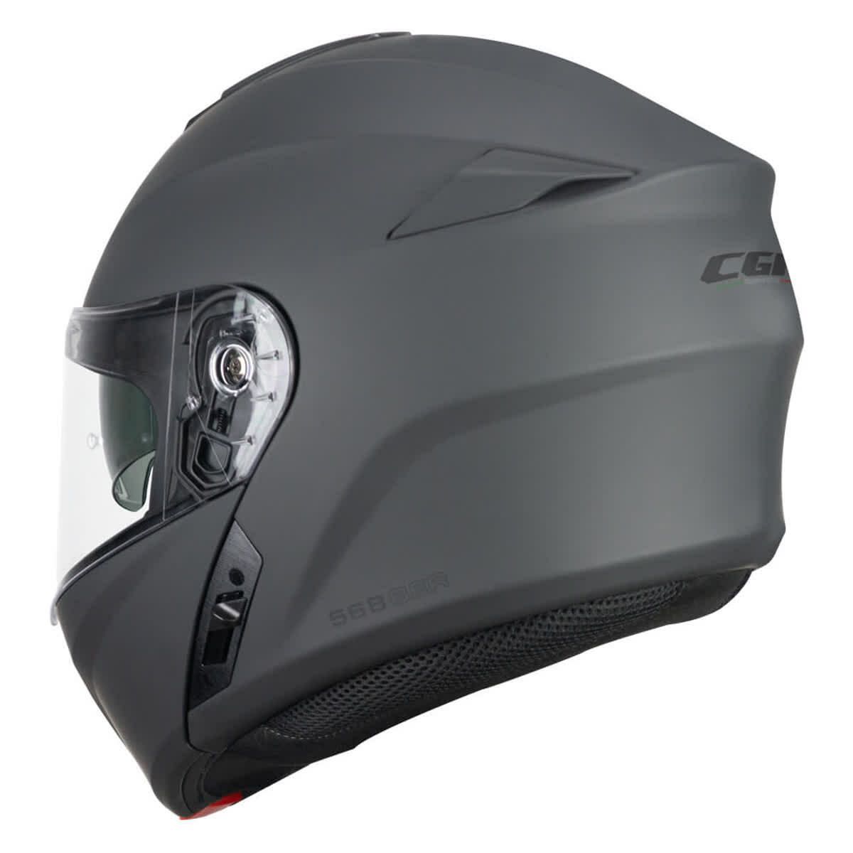 CGM 568A BER MONO MOTORCYCLE MODULAR HELMET GRAPHITE MATT