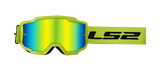 Ls2 Charger Goggle H-V Yellow With Iridium Visor 