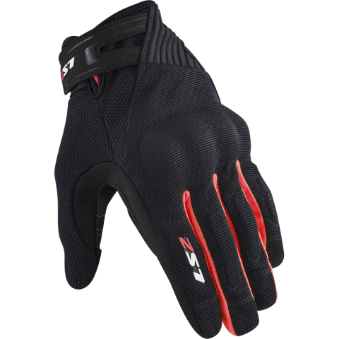 Ls2 Dart 2 Man Gloves Black Red 