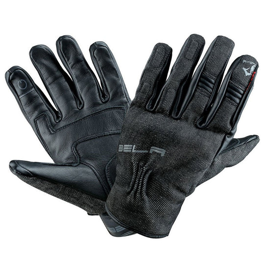 BELA Alberto Denim Best Moto Gloves Black 