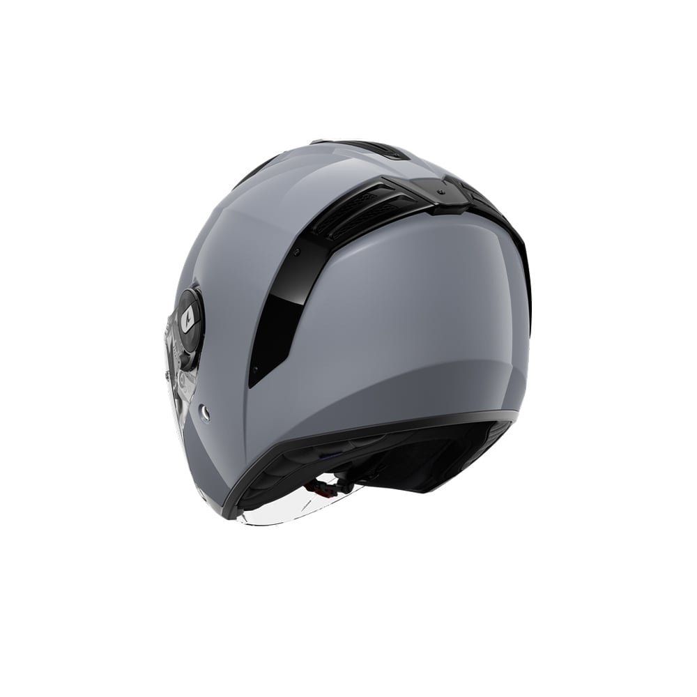 SHARK RS JET Dark Shadow Motorcycle Jet Helmet Silver