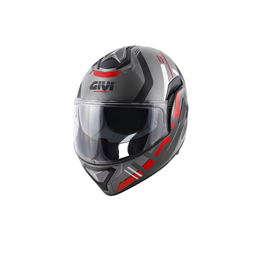 GIVI CASCOS MODULARES HX30F PULSAR TITAN BLACK RED - PUTR