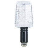 Oxford Rectangle Indicator Short Stem, Clear Lens, Black Finish 