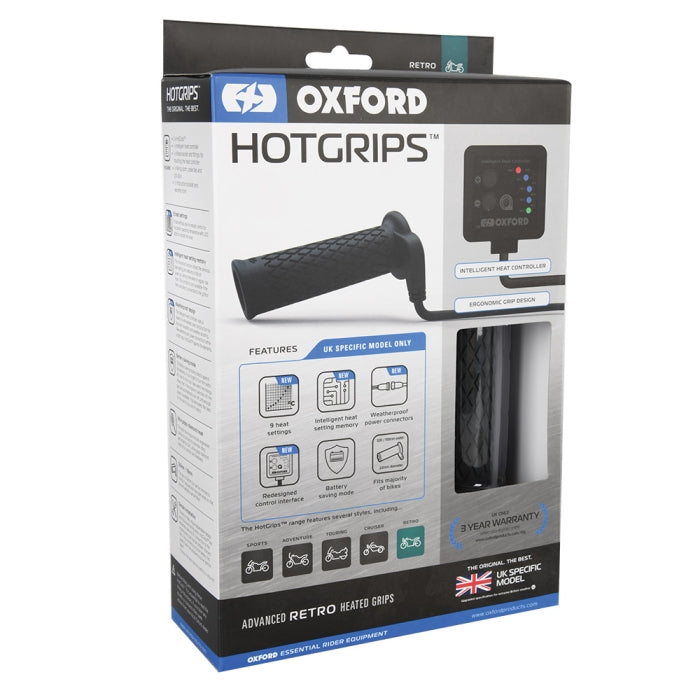 Oxford HotGrips Advanced Heated Grips for All-Ride Styles 