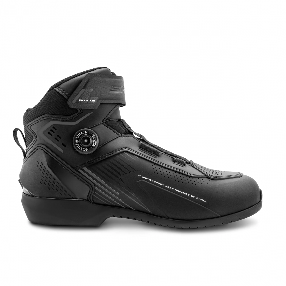 SHIMA ENZO LADY AIR MOTORCYCLE BOOTS BLACK BLACK