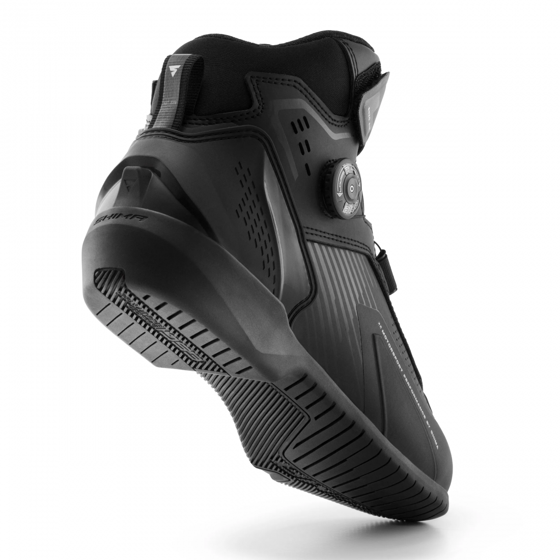 SHIMA ENZO AIR MEN MOTORCYCLE BOOTS BLACK BLACK