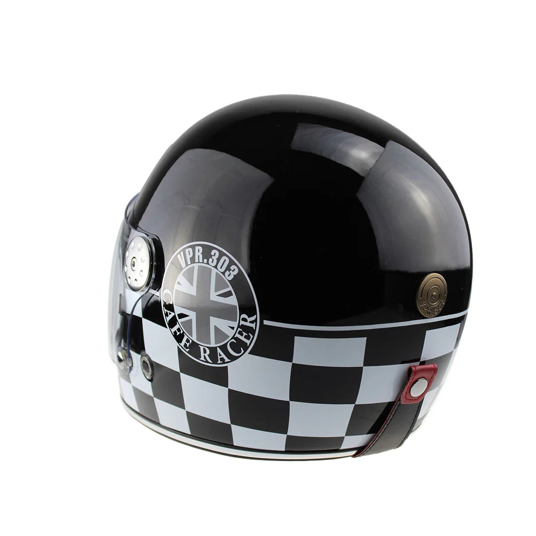 Viper F656 Vintage Style Motorcycle Full Face Helmet