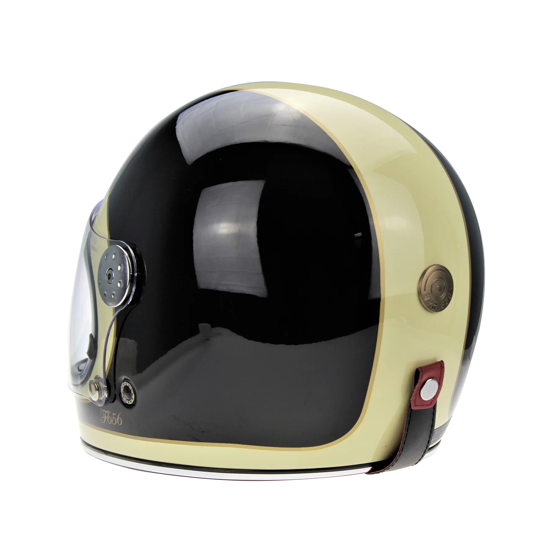 Viper F656 Vintage Style Motorcycle Full Face Helmet