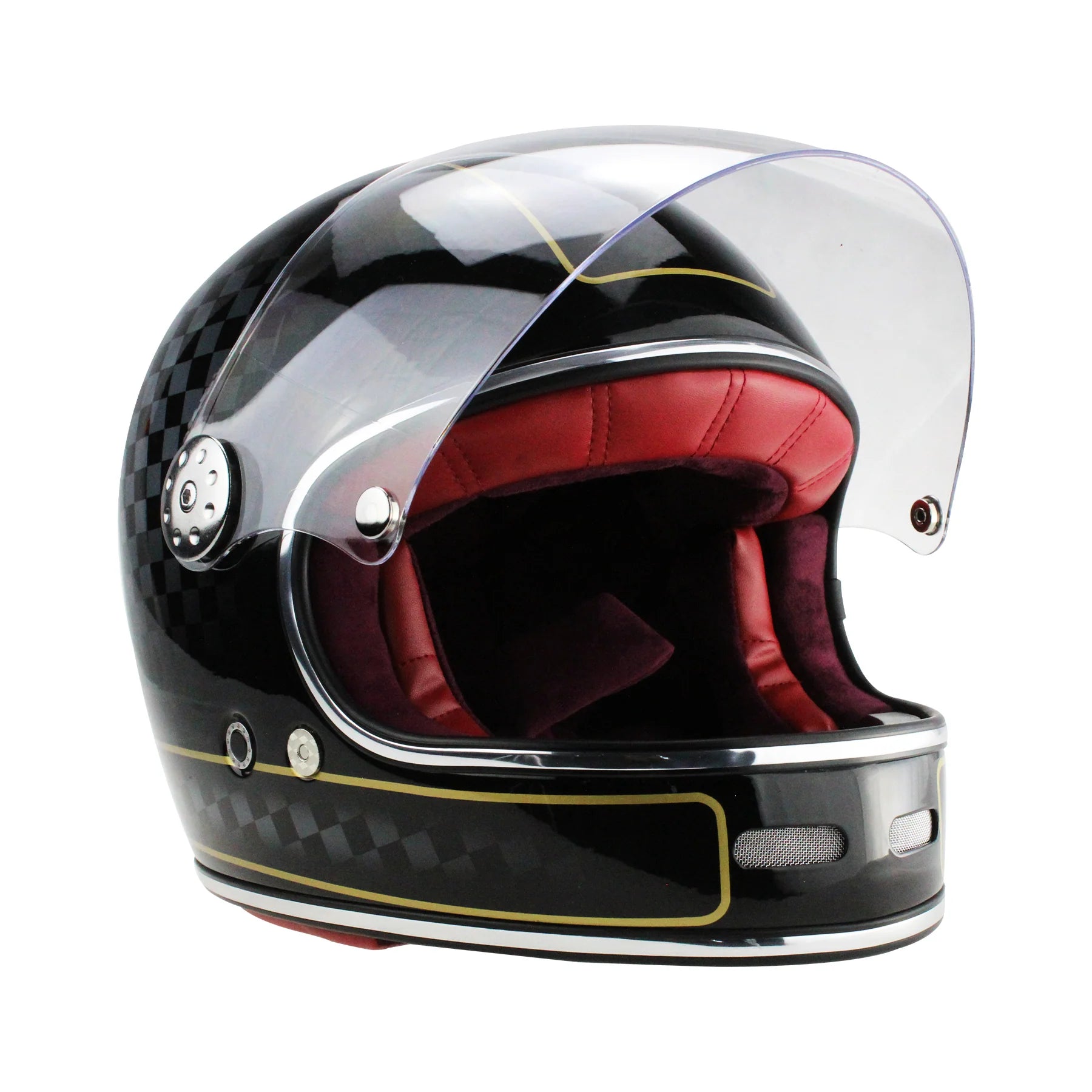 Viper F656 Vintage Style Motorcycle Full Face Helmet