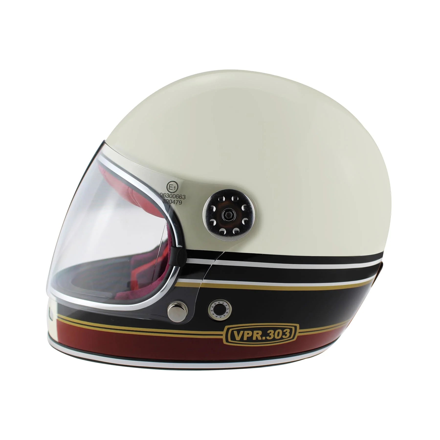 Viper F656 Vintage Style Motorcycle Full Face Helmet