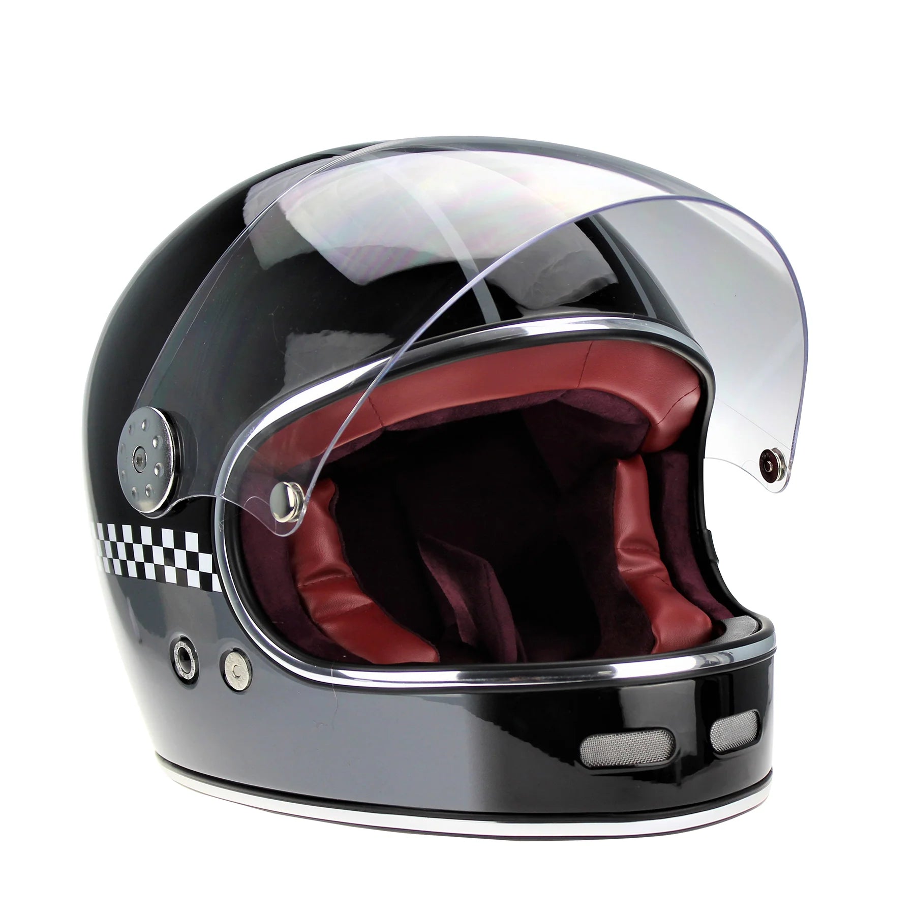 Viper F656 Vintage Style Motorcycle Full Face Helmet