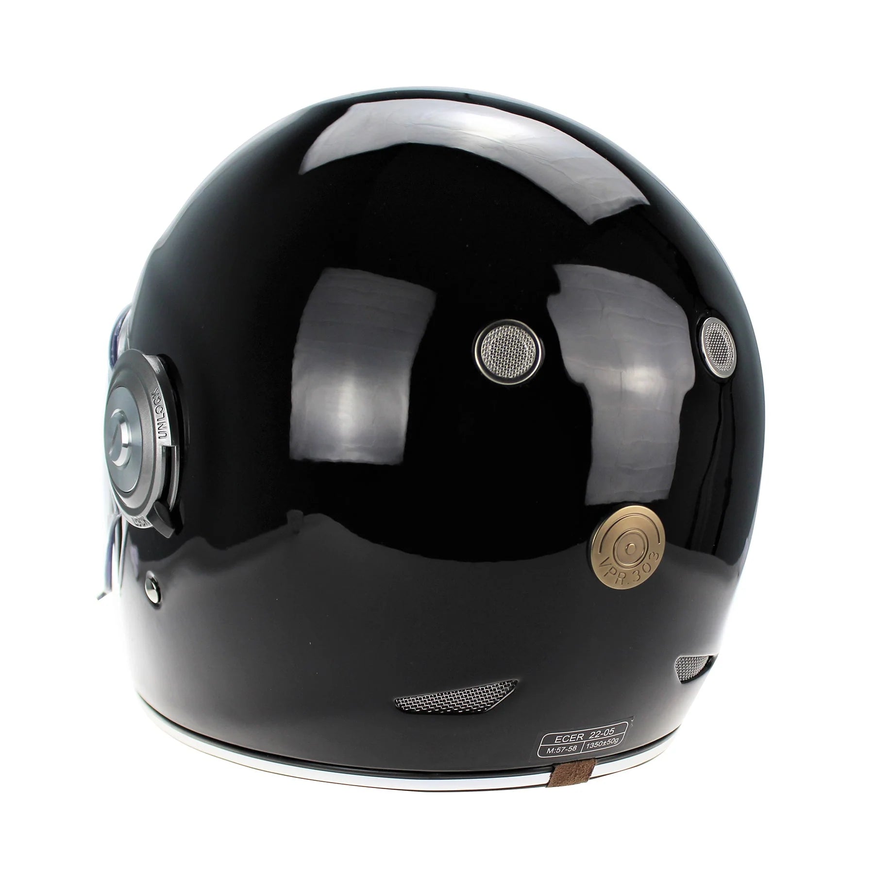 Viper F659 Retro Style Motorcycle Full Face Helmet
