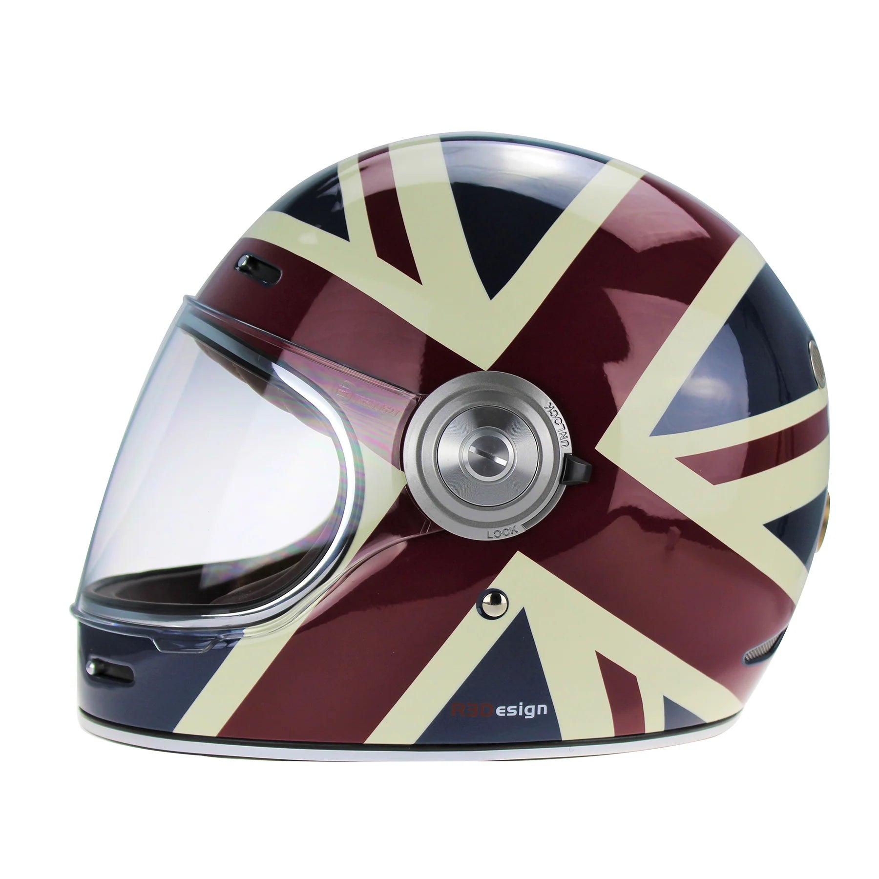 Viper F659 Retro Style Motorcycle Full Face Helmet