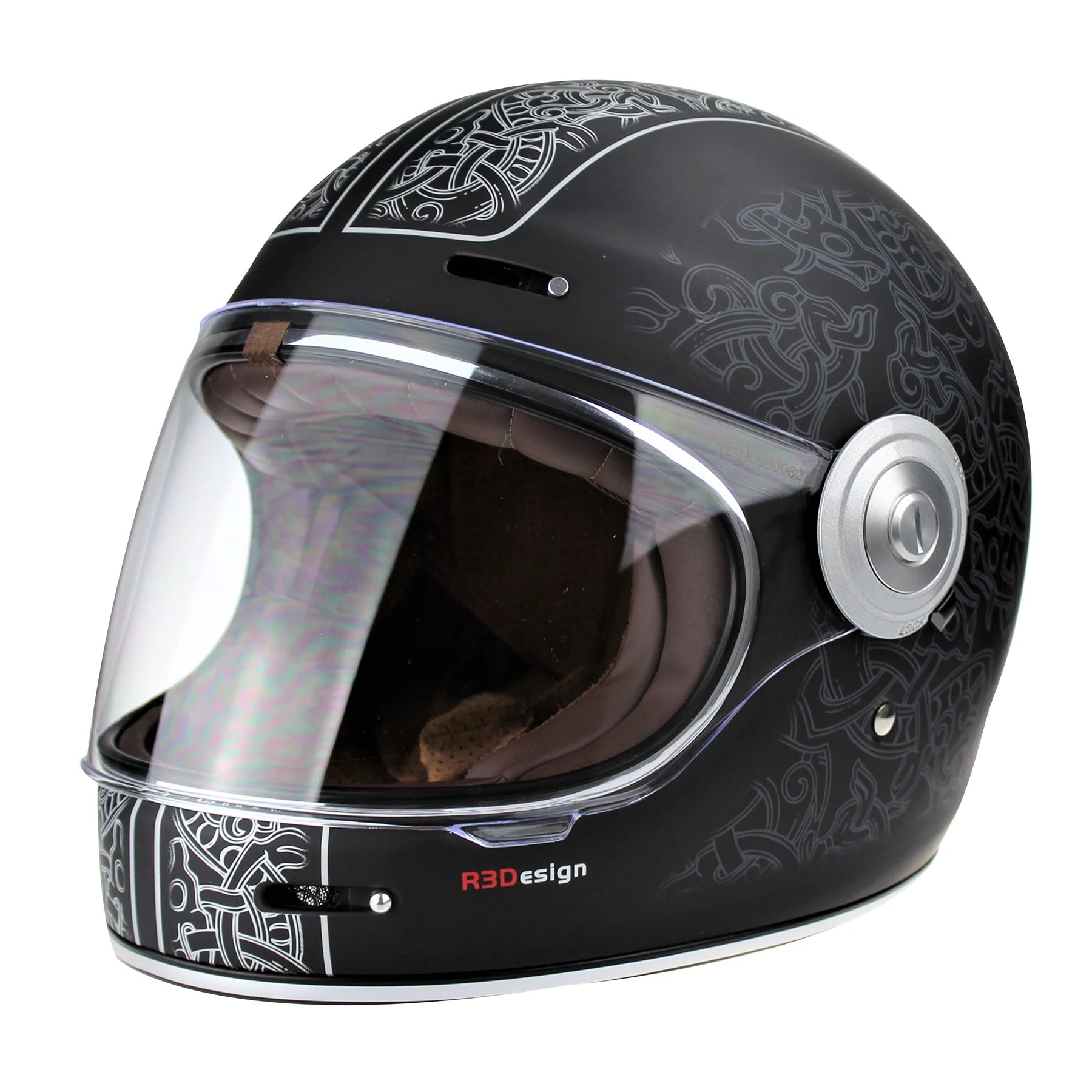 Viper F659 Retro Style Motorcycle Full Face Helmet